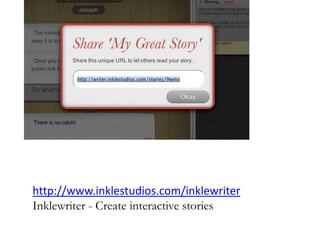 http://www.inklestudios.com/inklewriter
Inklewriter - Create interactive stories
 