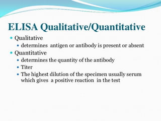 Coombs test and eliza