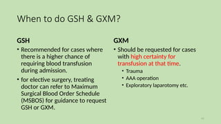 Coombs Test, GSH, GXM hematology 23032021.pptx