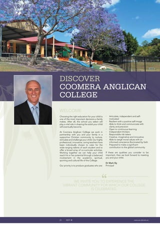 Coomera Anglican College Prospectus | PDF