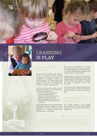Coomera Anglican College Prospectus | PDF