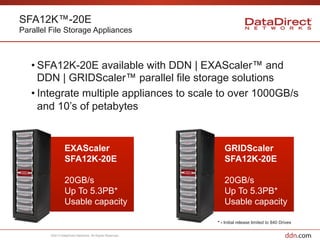 DDN: Massively-Scalable Platforms and Solutions Engineered for the Big ...
