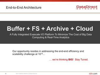 DDN: Massively-Scalable Platforms and Solutions Engineered for the Big ...