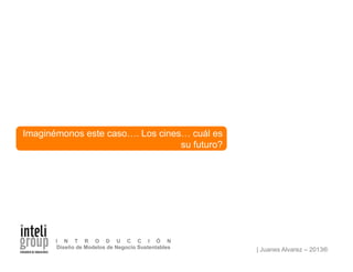 | Juanes Alvarez – 2013®
I N T R O D U C C I Ó N
Diseño de Modelos de Negocio Sustentables
Imaginémonos este caso…. Los cines… cuál es
su futuro?
 