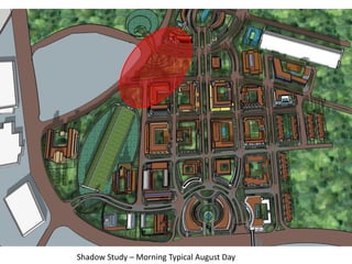 Shadow Study – Morning Typical August Day
 