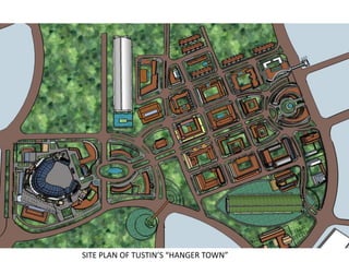 SITE PLAN OF TUSTIN’S “HANGER TOWN”
 