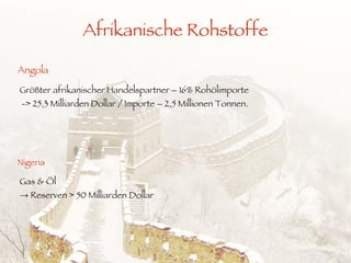 durch die Reform Entwicklungen und Erfolg