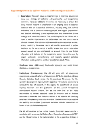Integrated Strategy on the Development and Promotion of Co-operatives | PDF