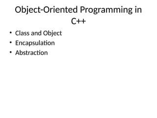 C++_OOP_and_Advanced_Concepts_with_Notes.pptx Inheritance and ...