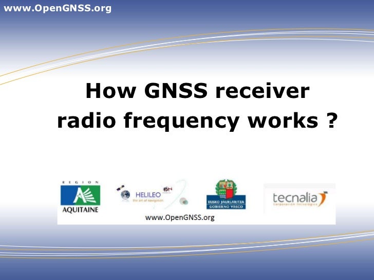 How GNSS receiver radio frequency works