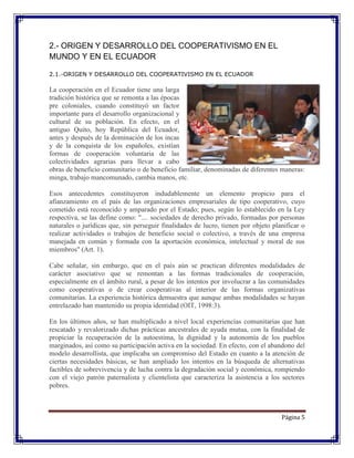 Cooperación y cooperativismo