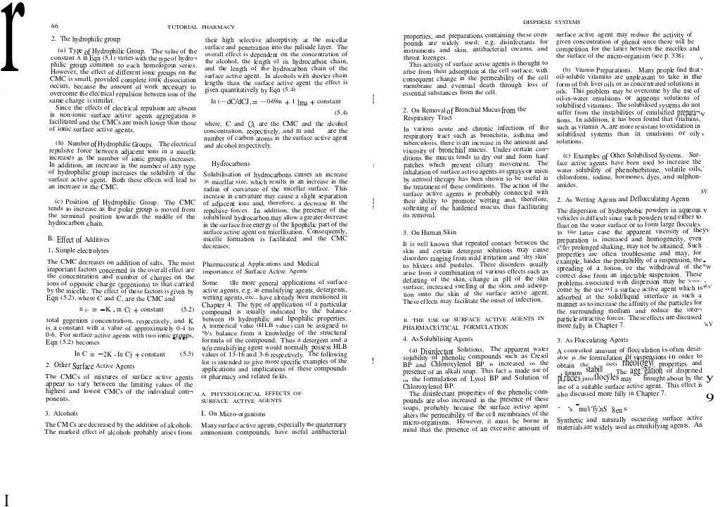 Cooper and gunn's tutorial pharmacy by carter (6th editn)