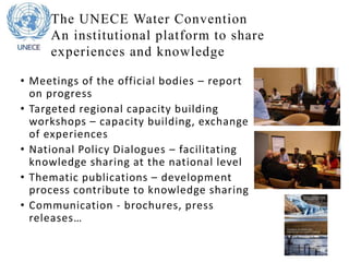 Cooperation with NGOs on Knowledge Management & Transboundary River, Groundwater & Lake Basin Management