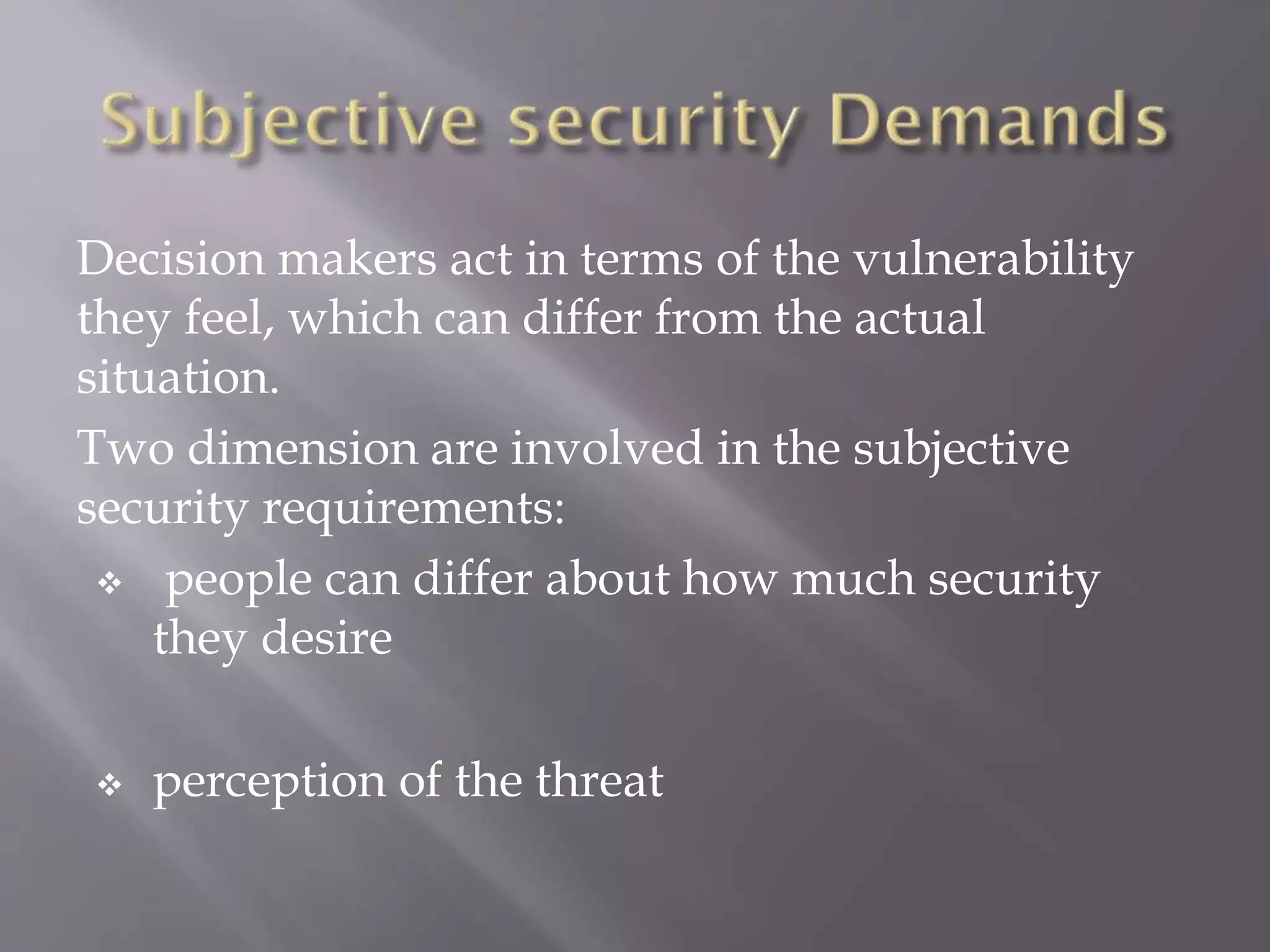 Cooperation under the security dilemma | PPTX