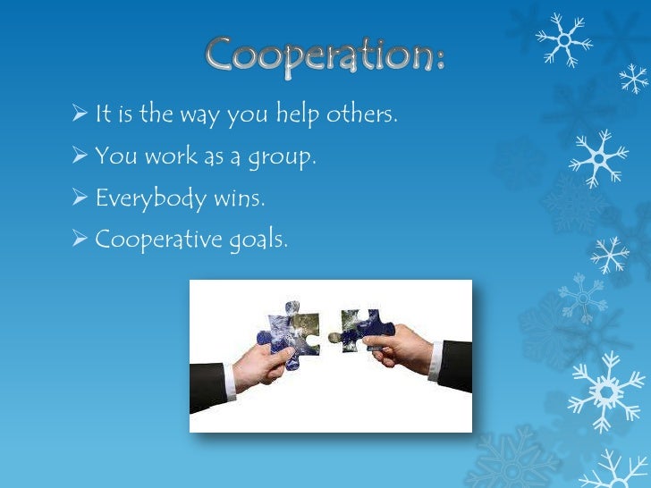 Cooperation vs competition