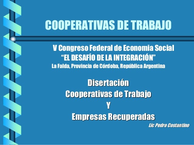 Cooperativa de trabajo