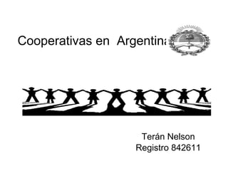 Cooperativas en  Argentina Terán Nelson Registro 842611 