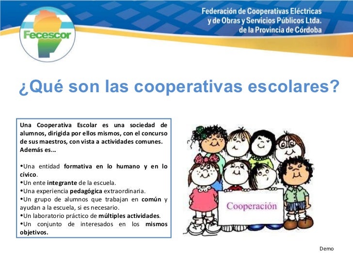 Cooperativas escolares parte 1