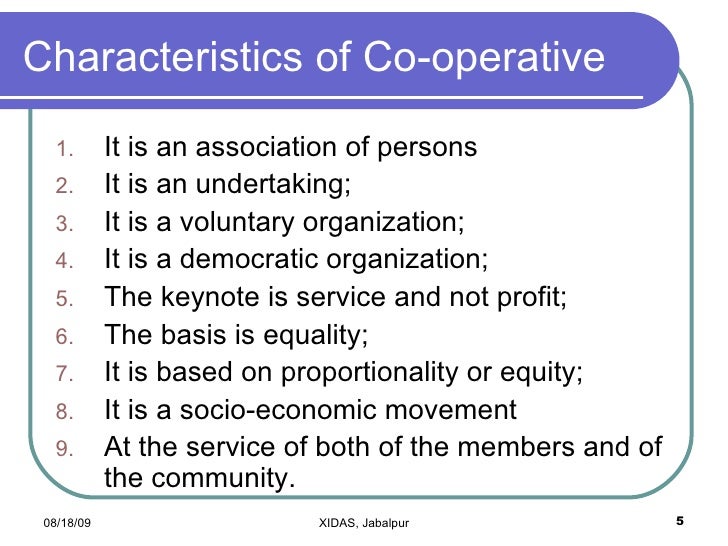 Cooperative And Other System Of Enterprise