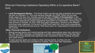 Cooperative banks | PPTX
