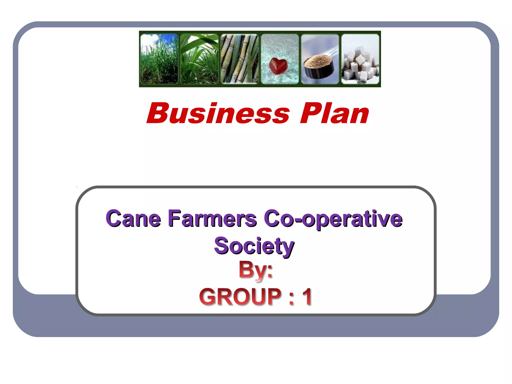 Co operative business plan group1 PPT