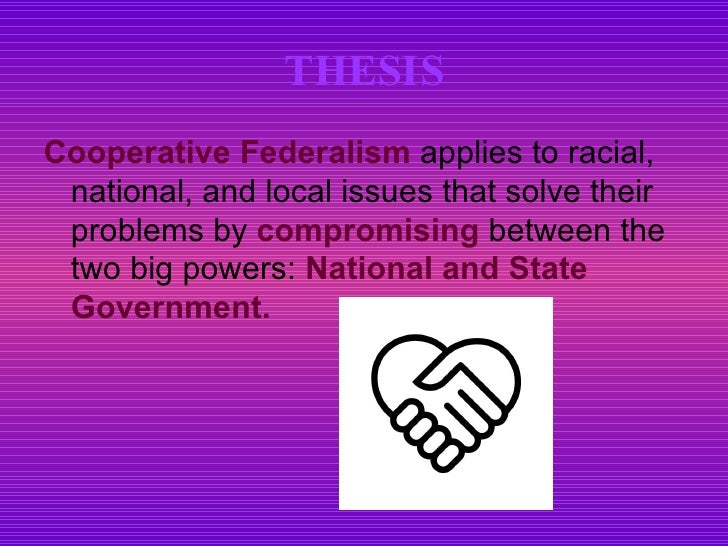Cooperative Federalism