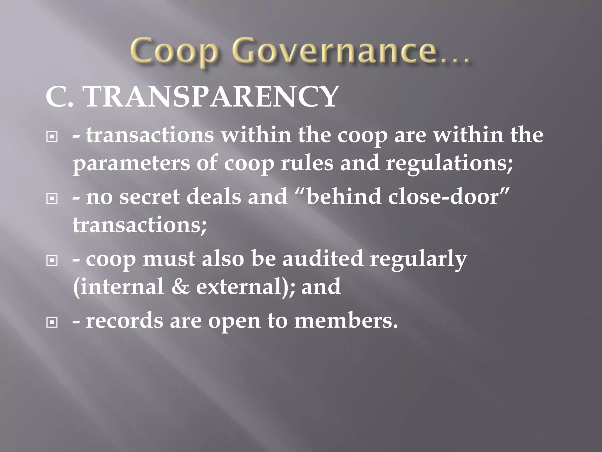 Cooperative Governance | PDF