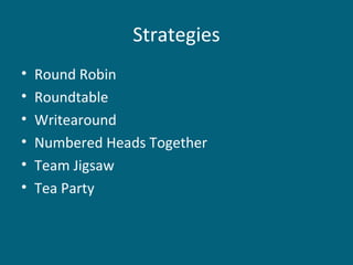 Cooperative learning | PPT