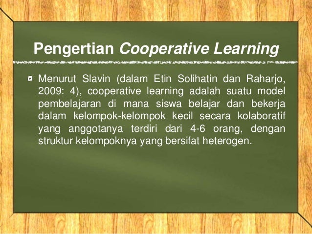 Cooperative Learning