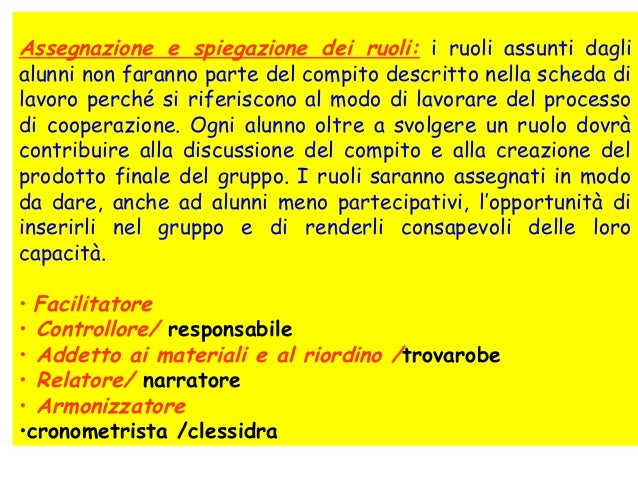 Cooperative learning e dinamiche di gruppo