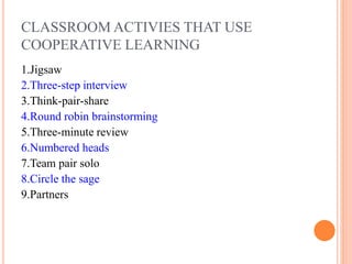 COOPERATIVE LEARNING TECHNI.pptx
