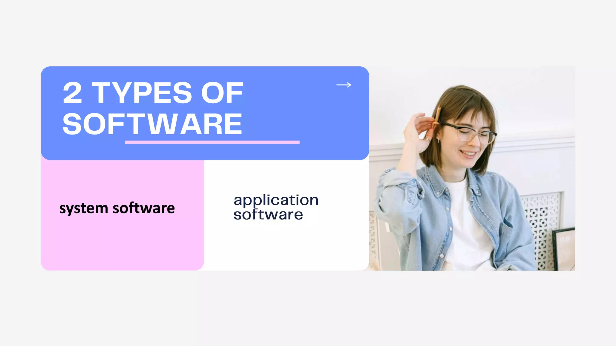 system software
 