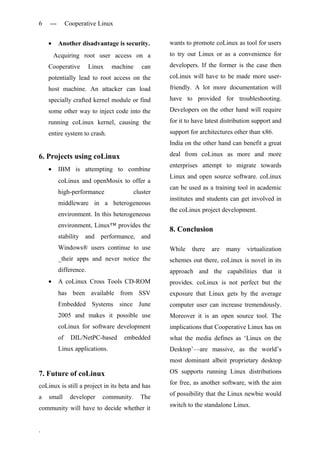 Cooperative Linux | PDF