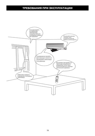 ТРЕБОВАНИЯ ПРИ ЭКСПЛУАТАЦИИ
16
 