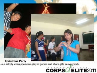 Christmas Party ...our activity where members played games and share gifts to everybody. 