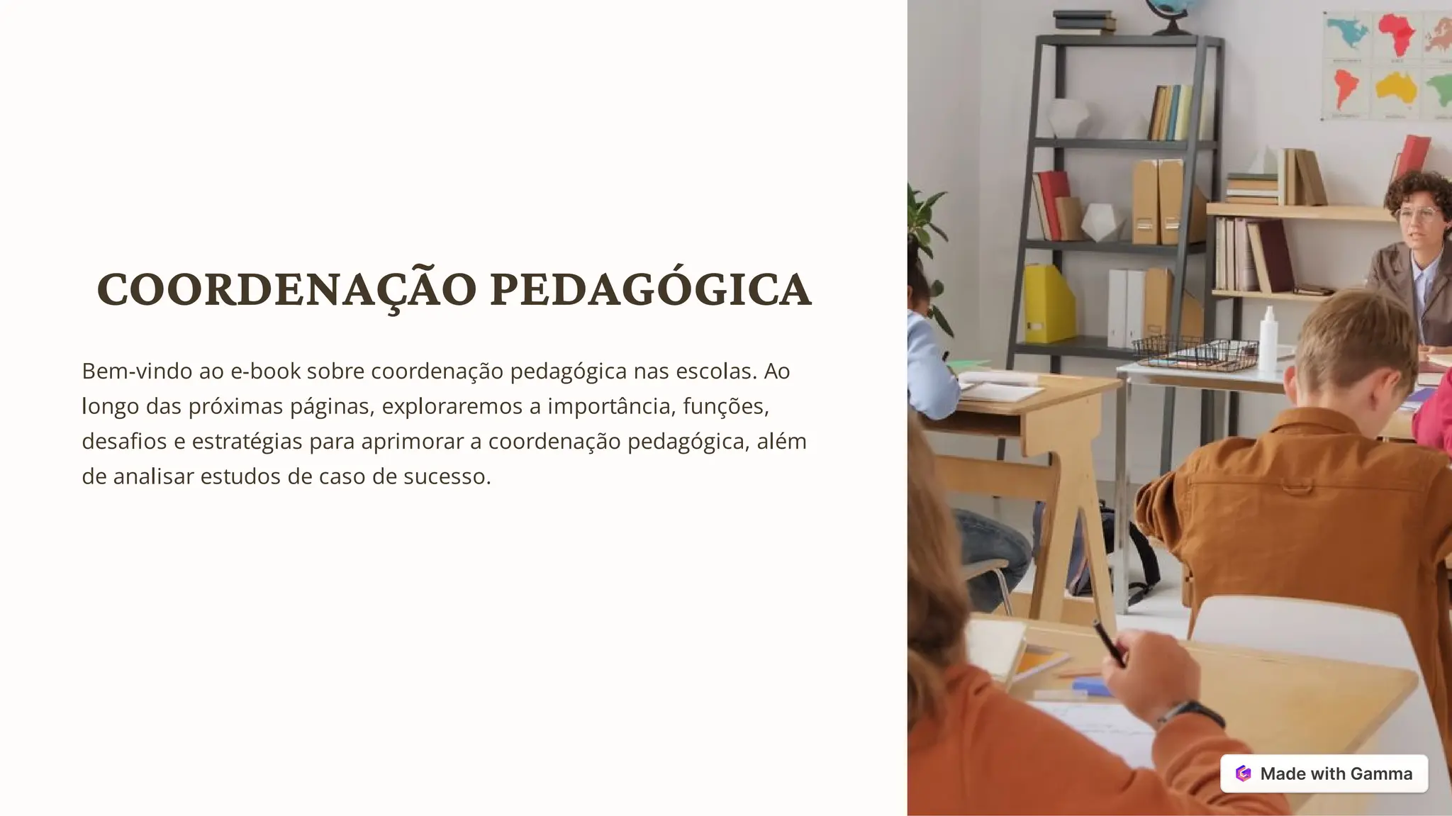 Gestão escolar e coordenação pedagógica. | PDF