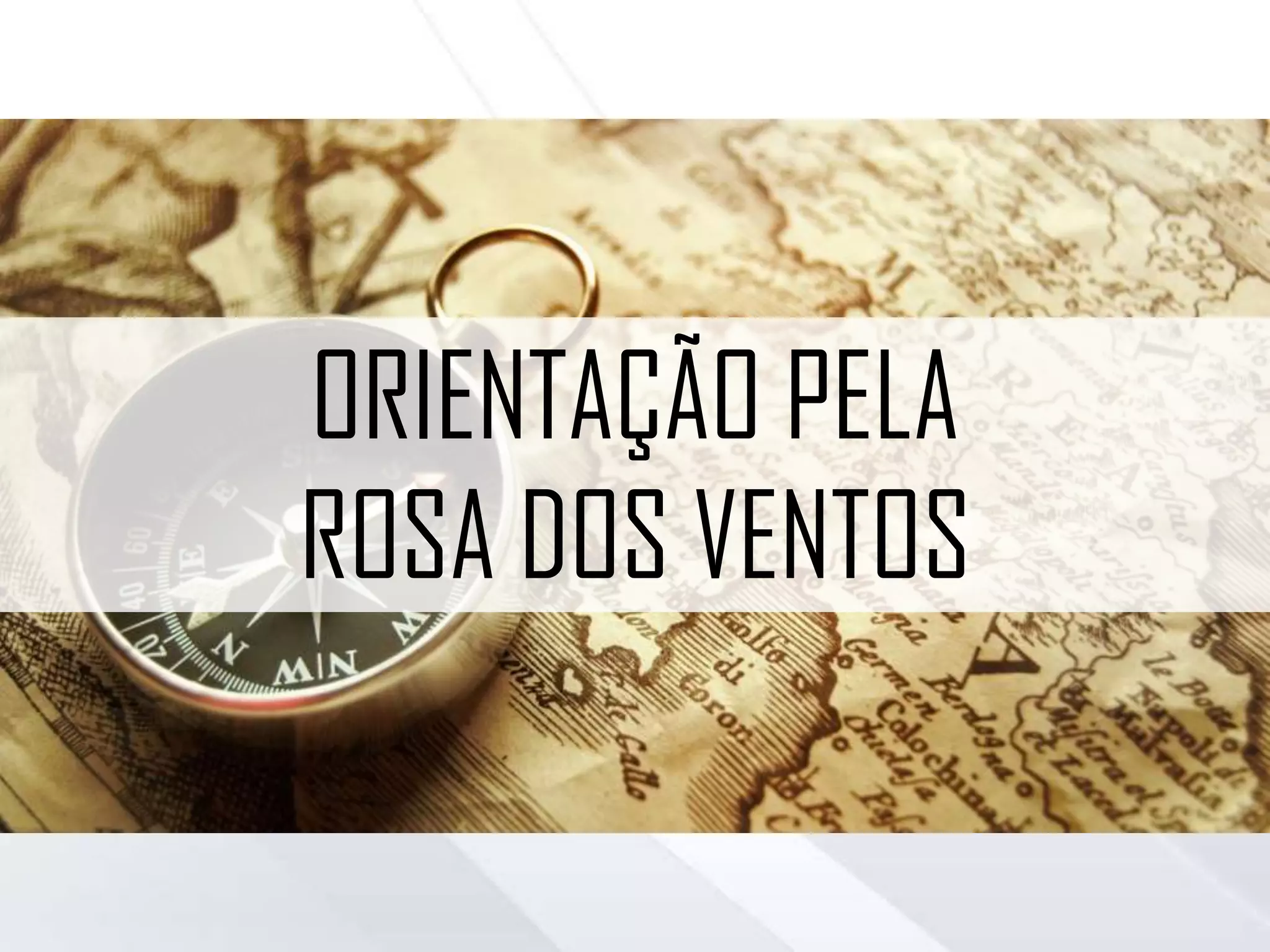 ORIENTAÇÃO PELA
ROSA DOS VENTOS
 
