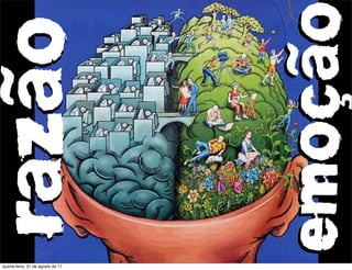 EMOÇÃO
R AZÃO


quarta-feira, 31 de agosto de 11
 