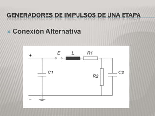 GENERADORES DE IMPULSOS DE UNA ETAPA

   Conexión Alternativa
 