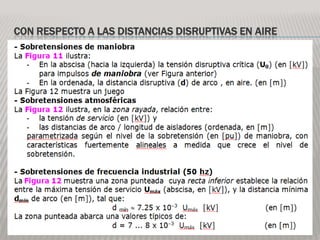 CON RESPECTO A LAS DISTANCIAS DISRUPTIVAS EN AIRE
 