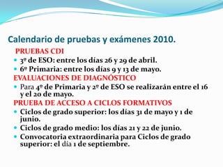 - Actualización de alumnos de necesidades educativas especiales.