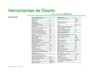 Herramientas de Diseño

●Ecodial

Schneider Electric - Pedro Cediel 21
 