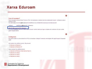 Xarxa Eduroam
 