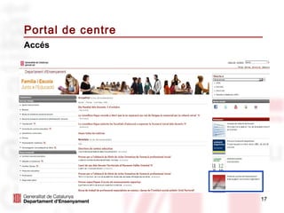 Portal de centre
Accés




                   17
 