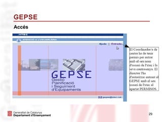 GEPSE
Accés




        29
 