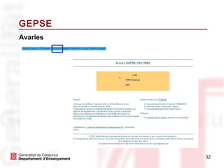 GEPSE
Avaries




          32
 