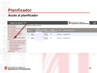 Planificador
Accés al planificador




                        43
 