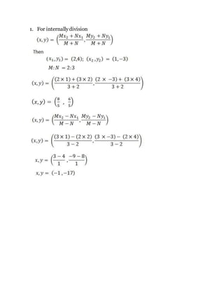 1. For internallydivision
 