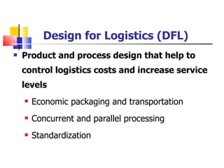 Coordinated Product And Supply Chain Design | PPT