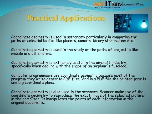 IIT JEE Coordinate Geometry- Preparation Tips to Practical Applicatio…